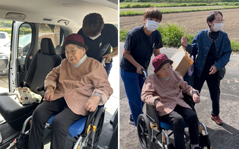 お出かけ支援の様子